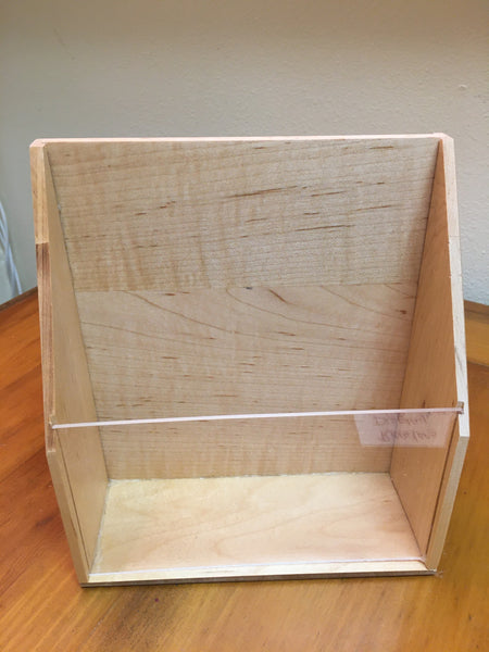 600w~Reader Display, Lucite Front