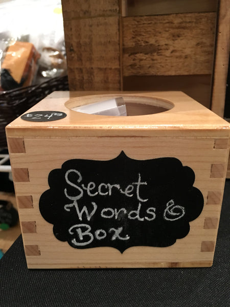 600j~Secret Word Container (label for conference use only!)