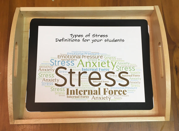 Digital Stress Cards and Lesson